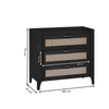 Rattan 3 Drawer Chest