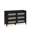 Rattan 6 Drawer Chest