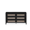 Rattan 6 Drawer Chest