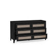 Rattan 6 Drawer Chest