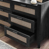 Rattan 6 Drawer Chest