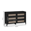 Rattan 6 Drawer Chest